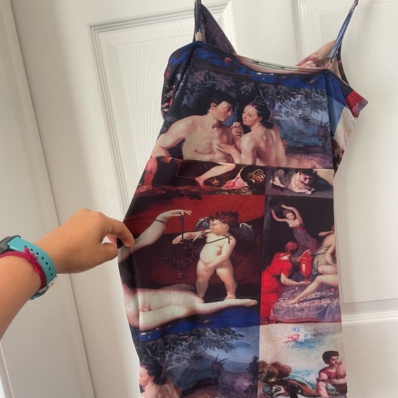 SHEIN Ángel print mini sexy dress - Picture 5 of 5